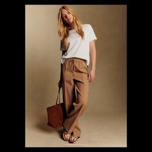Sezane Bruce Trousers Camel - Size 10